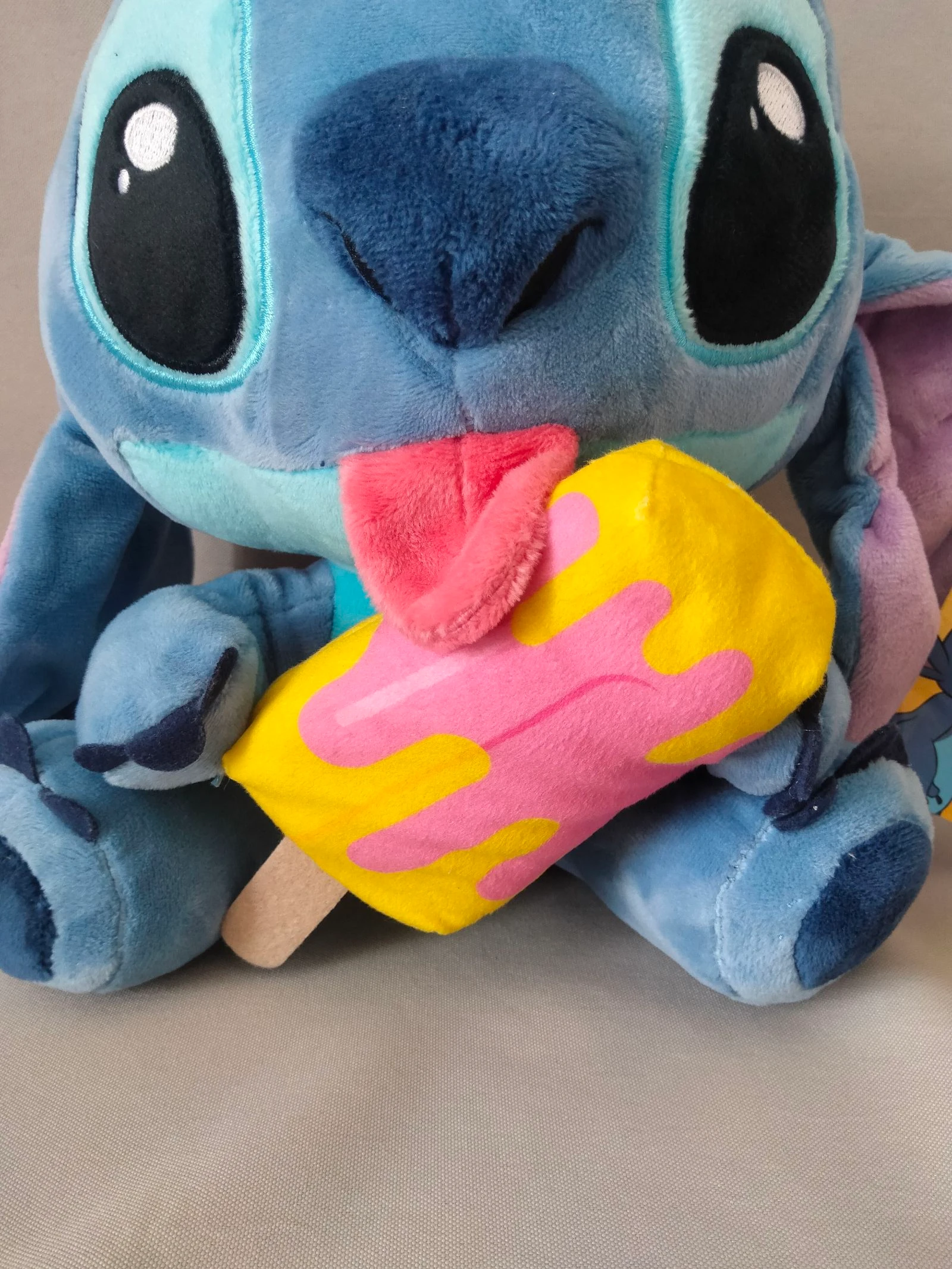 Peluche Stitch com seu sorvete | Disney | Novo | Azul | Aproximadamente 25 cm – photo 2